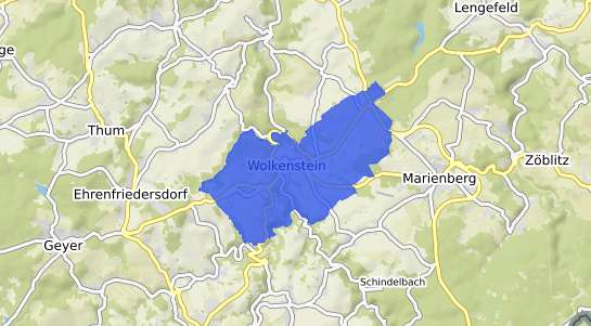 Bodenrichtwertkarte Wolkenstein Sachsen
