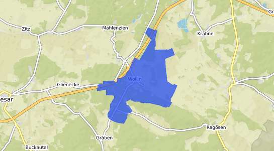 Bodenrichtwertkarte Wollin (Fl&auml;ming) b. Brandenburg an der Havel