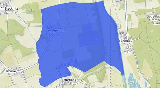 Bodenrichtwertkarte Woltersdorf b. Erkner