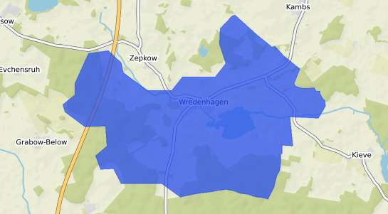 Bodenrichtwertkarte Wredenhagen