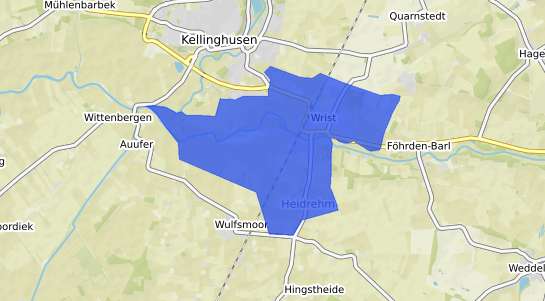 Bodenrichtwertkarte Wrist