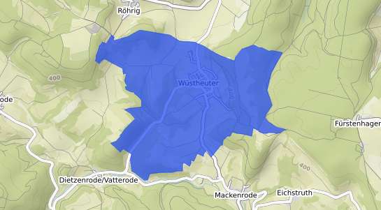 Bodenrichtwertkarte Wuestheuterode