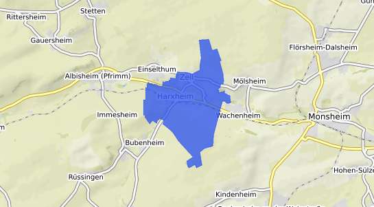 Bodenrichtwertkarte Zellertal Pfalz