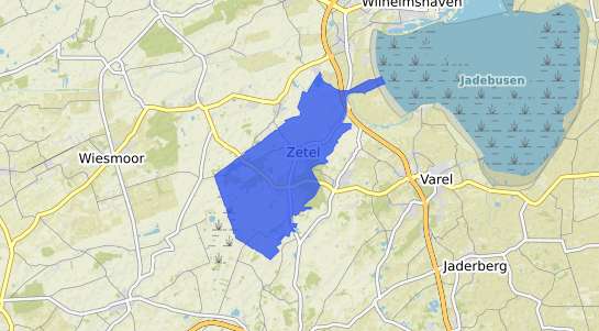 Bodenrichtwertkarte Zetel