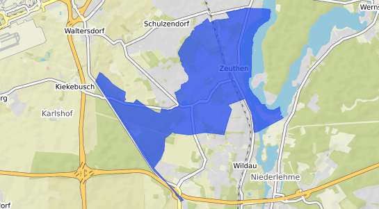 Bodenrichtwertkarte Zeuthen