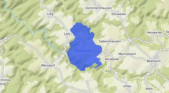 Bodenrichtwertkarte Zilshausen