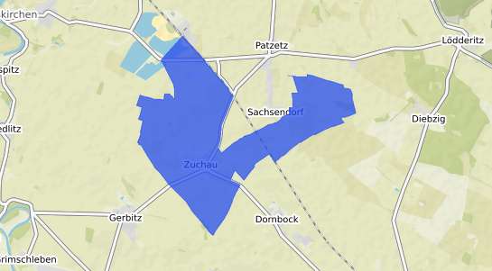 Bodenrichtwertkarte Zuchau