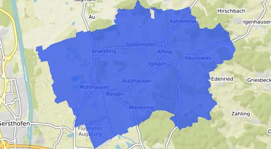 Bodenrichtwertkarte Affing Affing