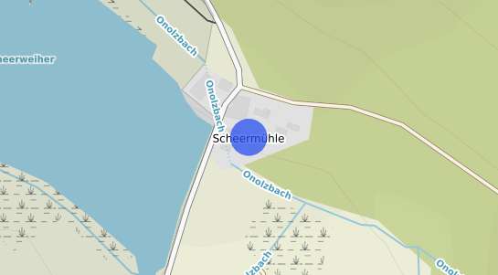 Bodenrichtwertkarte Ansbach Scheerm&uuml;hle