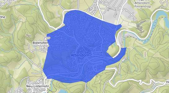 Bodenrichtwertkarte Attendorn Attendorn