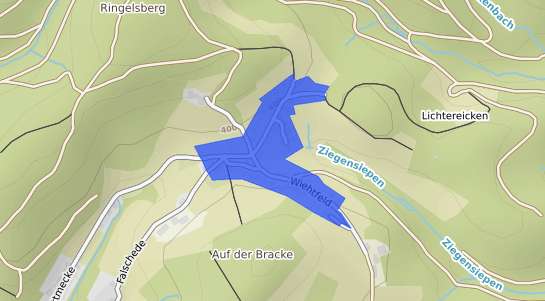 Bodenrichtwertkarte Attendorn Beukenbeul