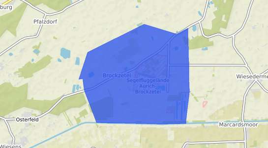 Bodenrichtwertkarte Aurich Brockzetel