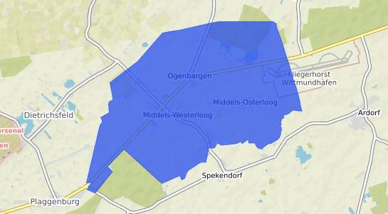 Bodenrichtwertkarte Aurich Middels
