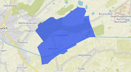Bodenrichtwertkarte Aurich Wiesens
