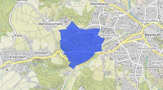 Bodenrichtwertkarte Bayreuth Meyernberg