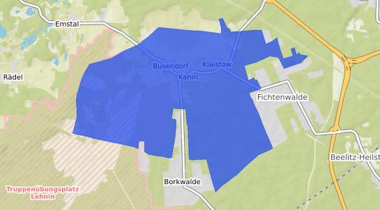 Bodenrichtwertkarte Beelitz Busendorf