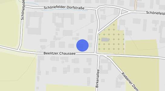 Bodenrichtwertkarte Beelitz Sch&ouml;nefeld