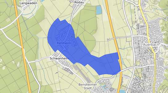 Bodenrichtwertkarte Bensheim Fehlheim