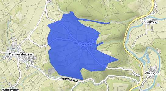Bodenrichtwertkarte Berkatal Hitzerode