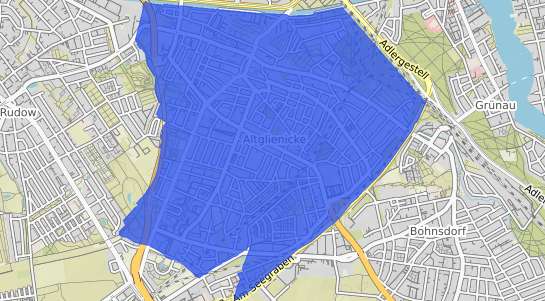 Bodenrichtwertkarte Berlin Altglienicke