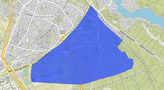 Bodenrichtwertkarte Berlin Bohnsdorf