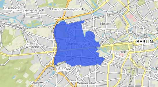 Bodenrichtwertkarte Berlin Charlottenburg