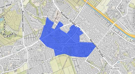 Bodenrichtwertkarte Berlin Gropiusstadt