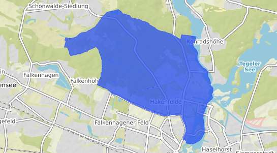 Bodenrichtwertkarte Berlin Hakenfelde