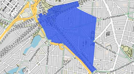 Bodenrichtwertkarte Berlin Halensee
