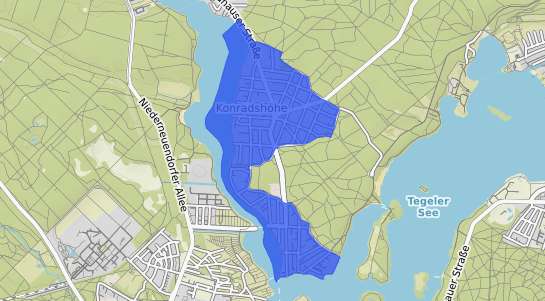 Bodenrichtwertkarte Berlin Konradsh&ouml;he