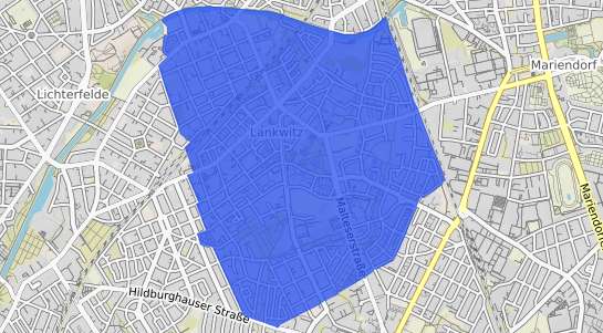 Bodenrichtwertkarte Berlin Lankwitz