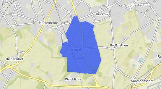 Bodenrichtwertkarte Berlin Lichtenrade