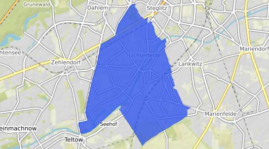 Bodenrichtwertkarte Berlin Lichterfelde