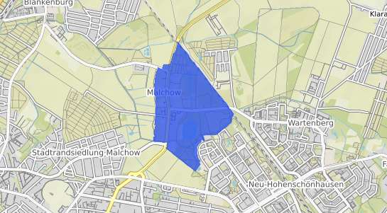 Bodenrichtwertkarte Berlin Malchow