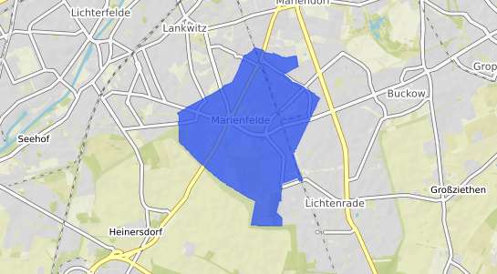 Bodenrichtwertkarte Berlin Marienfelde