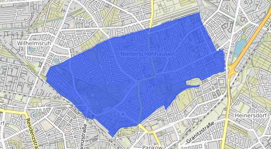 Bodenrichtwertkarte Berlin Niederschönhausen