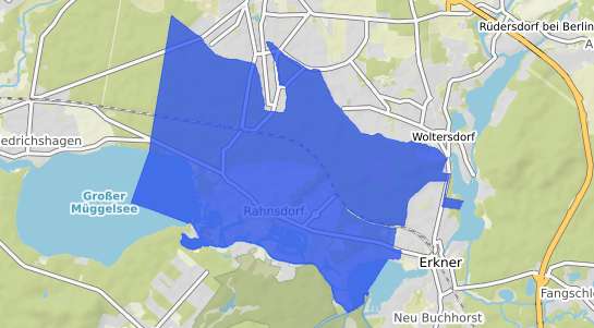 Bodenrichtwertkarte Berlin Rahnsdorf