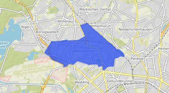 Bodenrichtwertkarte Berlin Reinickendorf