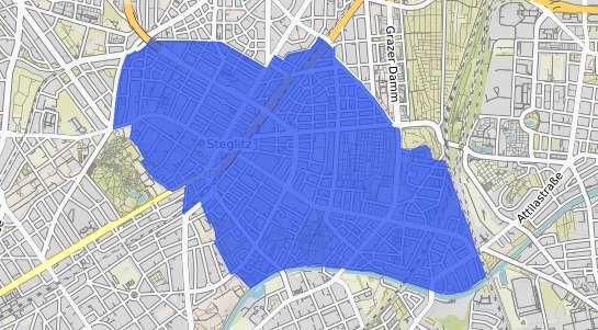 Bodenrichtwertkarte Berlin Steglitz