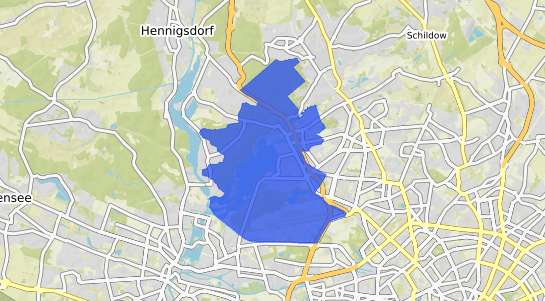 Bodenrichtwertkarte Berlin Tegel