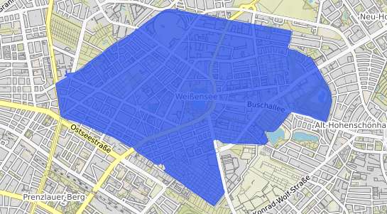 Bodenrichtwertkarte Berlin Weissensee