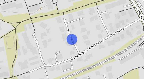 Bodenrichtwertkarte Bielefeld Baumheide