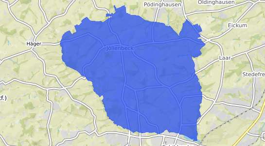 Bodenrichtwertkarte Bielefeld J&ouml;llenbeck