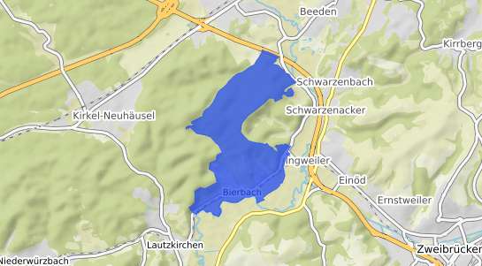 Bodenrichtwertkarte Blieskastel Bierbach