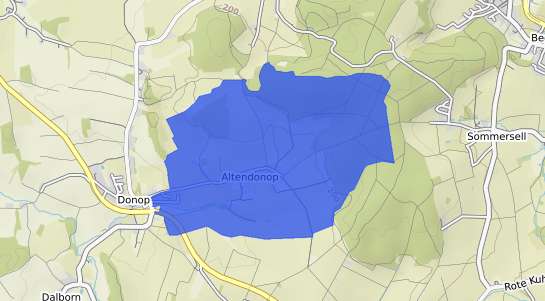 Bodenrichtwertkarte Blomberg Altendonop