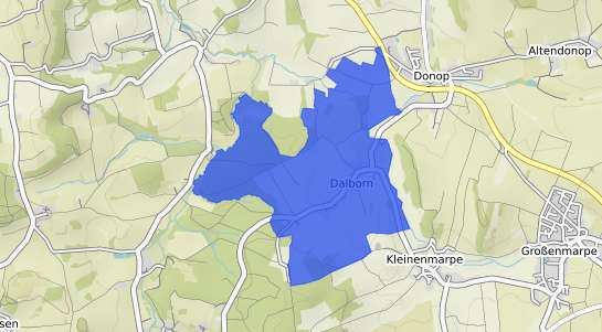 Bodenrichtwertkarte Blomberg Dalborn