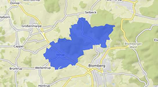 Bodenrichtwertkarte Blomberg Istrup