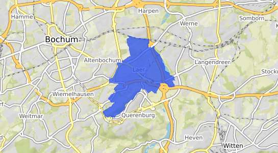 Bodenrichtwertkarte Bochum Lär