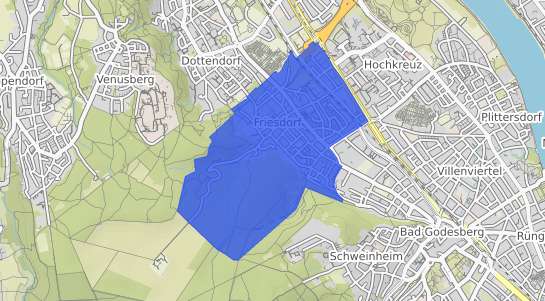Bodenrichtwertkarte Bonn Friesdorf