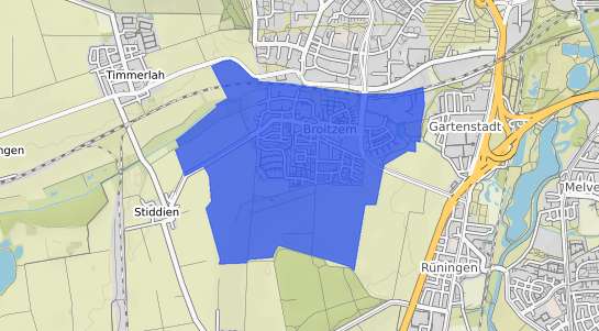 Bodenrichtwertkarte Braunschweig Broitzem